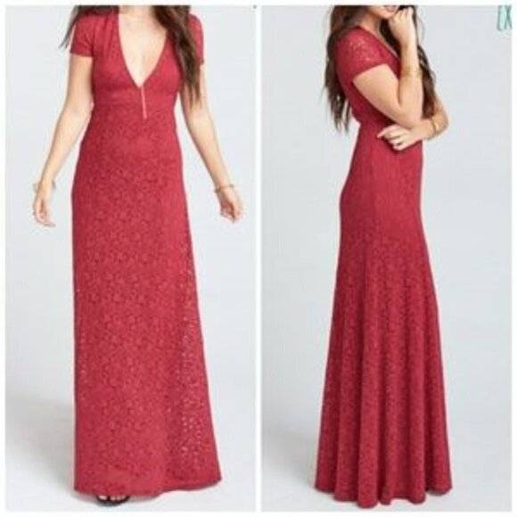 Show Me Your MuMuEleanor Lace Maxi Dress